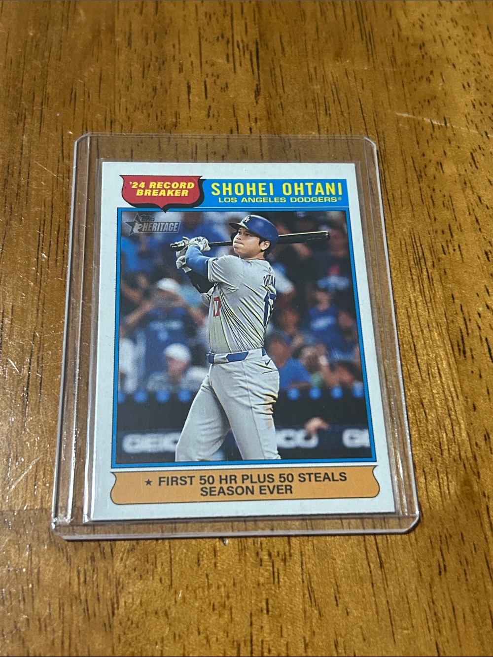 2025 Topps Heritage - Shohei Ohtani record breaker #1